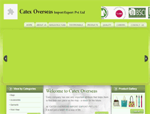 Tablet Screenshot of catexoverseas.com